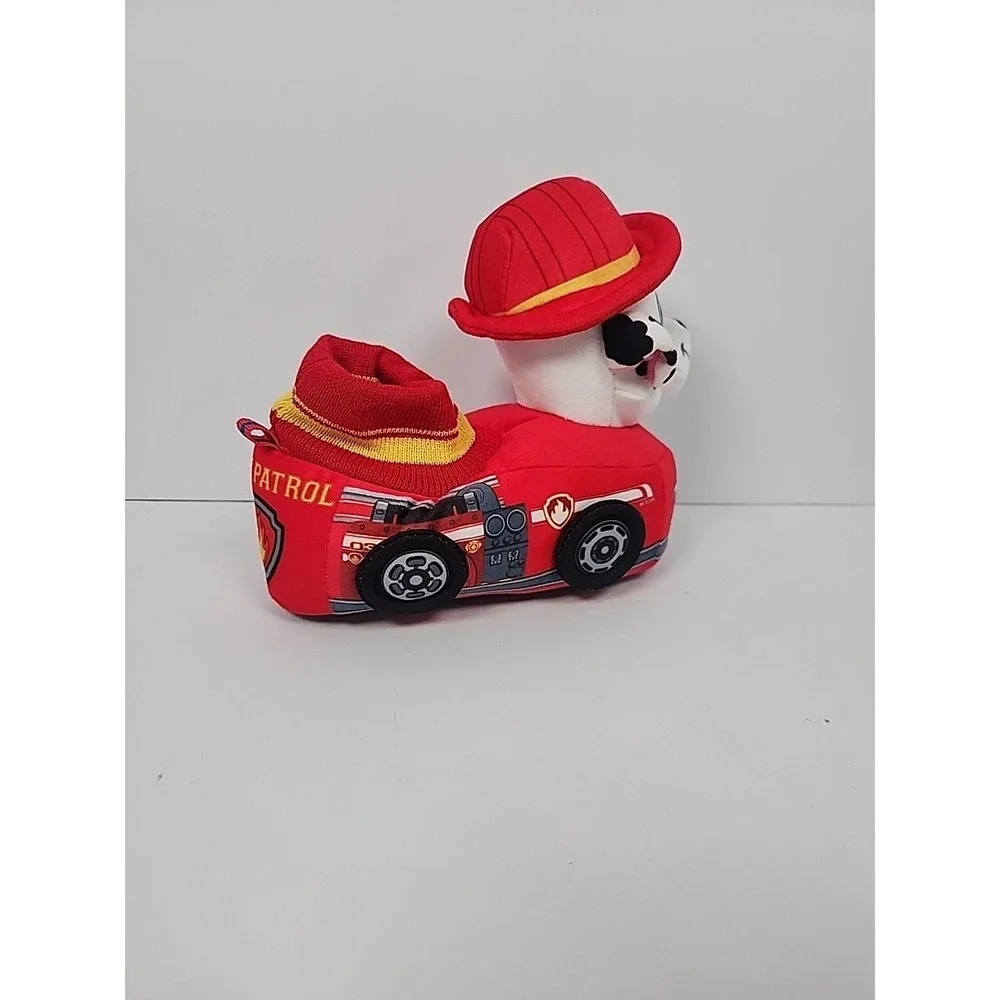 PAW Patrol Toddler Boys 3D Plush Slippers Size 7-8 Chase Marshall House Shoes